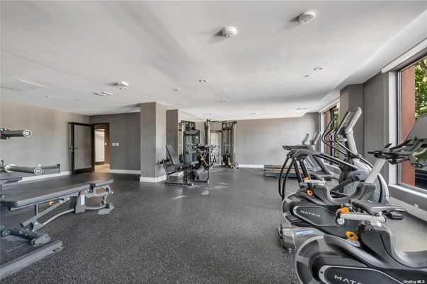 Fitness Equipment, Gym, Interior, Recessed Lighting