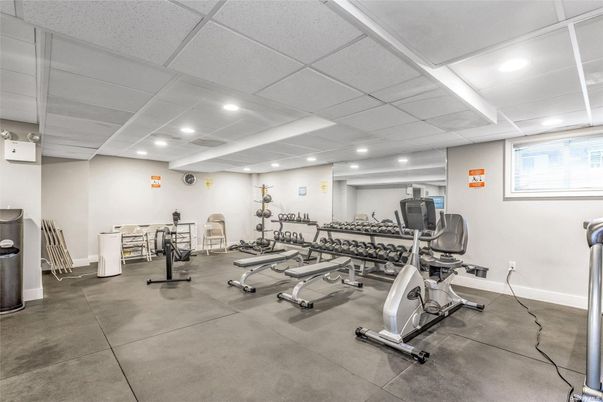 Fitness Equipment, Gym, Interior, Recessed Lighting