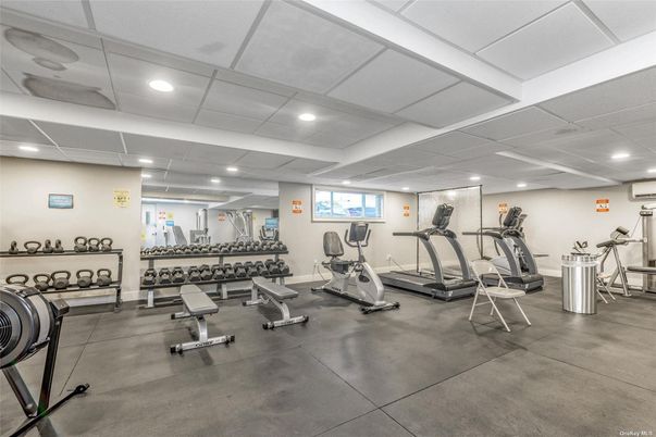 Fitness Equipment, Gym, Interior, Recessed Lighting