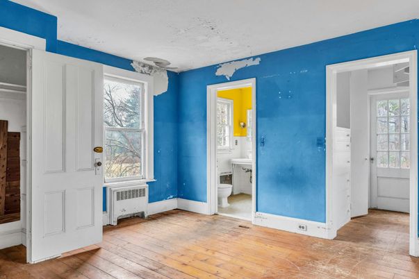 Bathroom, Empty room, Interior, Wood Texture Flooring