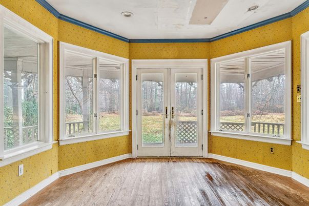 Empty room, Interior, Wood Texture Flooring