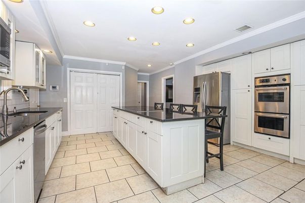 Interior, Kitchen, Recessed Lighting, Stainless Steel Appliances