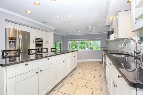 Interior, Kitchen, Recessed Lighting, Stainless Steel Appliances
