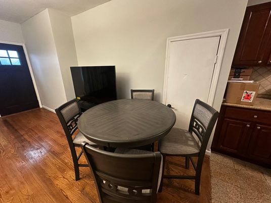 Dining room, Interior, Wood Texture Flooring