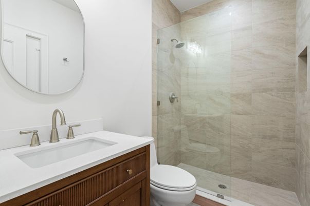 Bathroom, Glass Shower, Interior