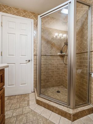 Bathroom, Glass Shower, Interior