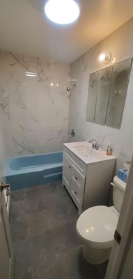 Bathroom, Dual Sink Vanities, Interior, Marble Walls