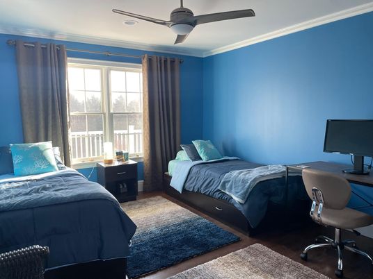 Bedroom, Home Office, Interior, Recessed Lighting