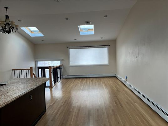 Chandelier, Interior, Recessed Lighting, Wood Texture Flooring