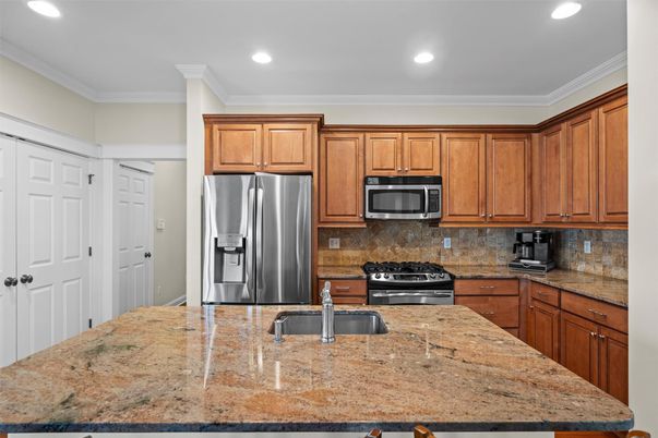 Interior, Kitchen, Recessed Lighting, Stainless Steel Appliances