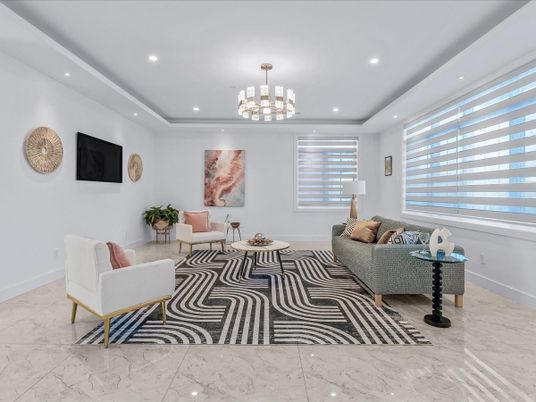 Interior, Living room, Marble, Recessed Lighting