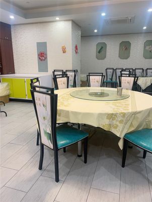 Dining room, Interior, Recessed Lighting