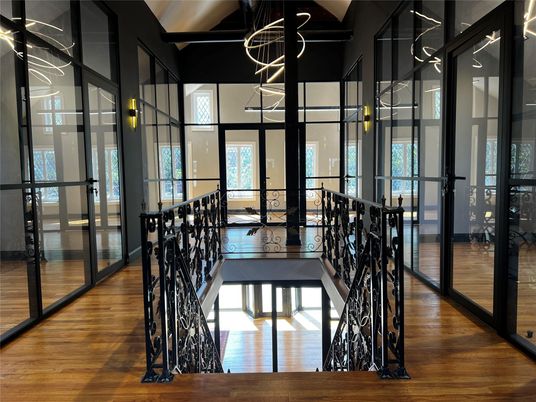 Interior, Pendant Lights, Wood Texture Flooring