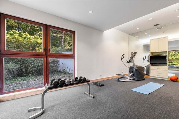 Fitness Equipment, Interior, Recessed Lighting