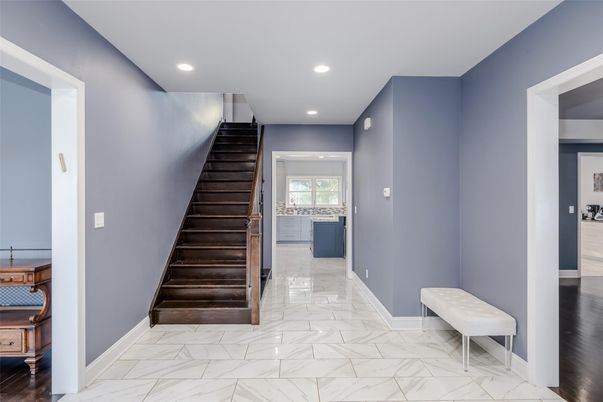 Interior, Marble, Recessed Lighting
