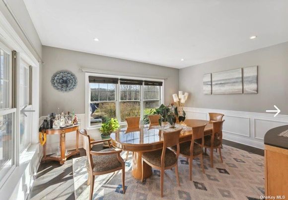 Dining room, Interior, Recessed Lighting
