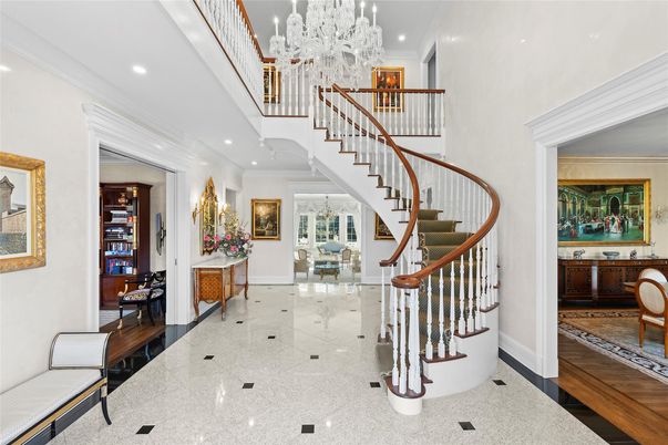 Chandelier, Interior, Marble, Recessed Lighting, Wood Texture Flooring
