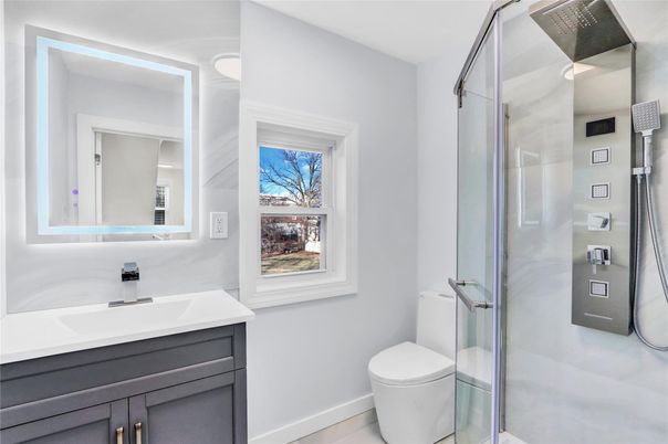 Bathroom, Glass Shower, Interior