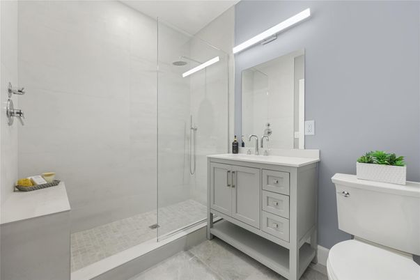 Bathroom, Glass Shower, Interior