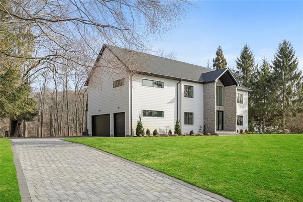 Attached, Backyard, Exterior, Facade, Farmhouse