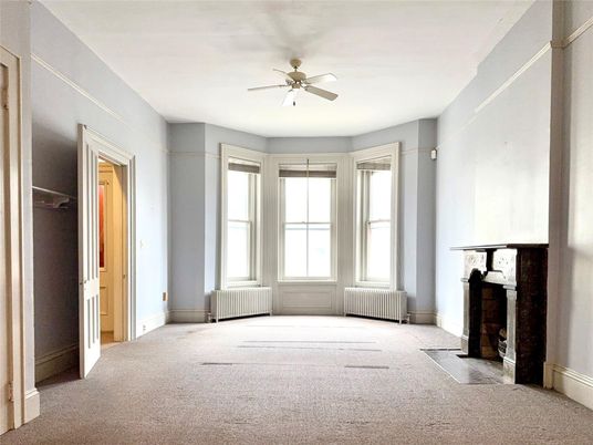 Empty room, Fireplace, Interior