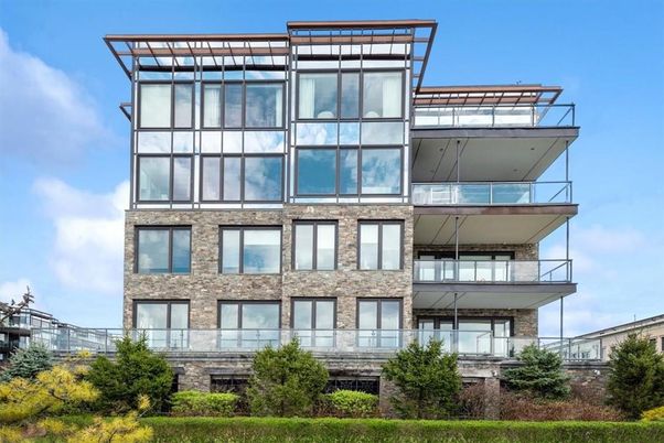 Exterior, Facade, Brick Facade, Modern