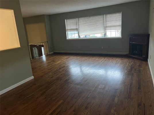 Empty room, Fireplace, Interior, Wood Texture Flooring