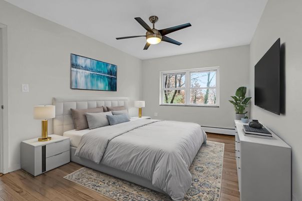 Bedroom, Interior, Wood Texture Flooring