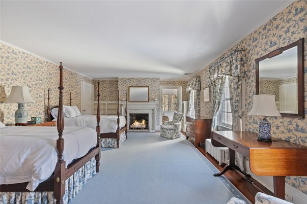 Bedroom, Fireplace, Interior