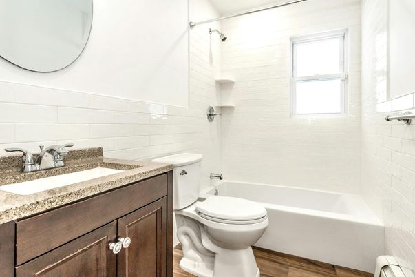 Bathroom, Interior, Wood Texture Flooring