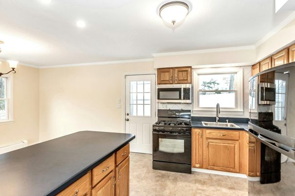 Interior, Kitchen, Recessed Lighting, Stainless Steel Appliances