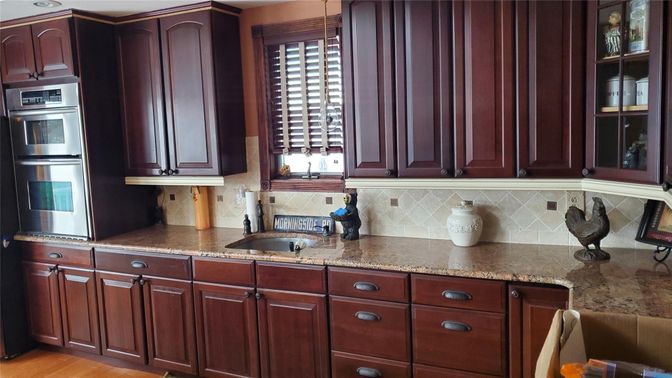 Interior, Kitchen, Wood Texture Flooring