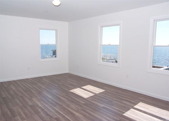 Empty room, Interior, Water, Wood Texture Flooring