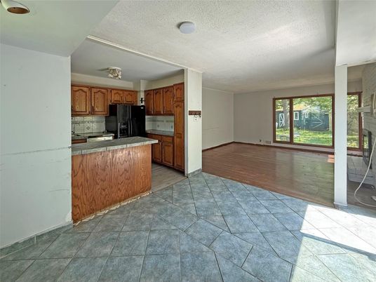 Interior, Kitchen, Wood Texture Flooring