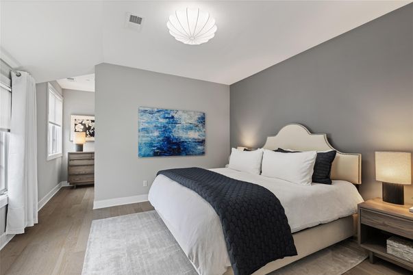 Bedroom, Interior, Wood Texture Flooring