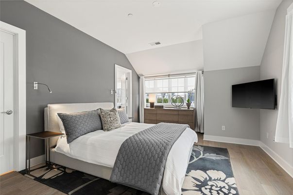 Bedroom, Interior, Wood Texture Flooring