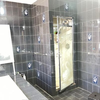 Bathroom, Glass Shower, Interior