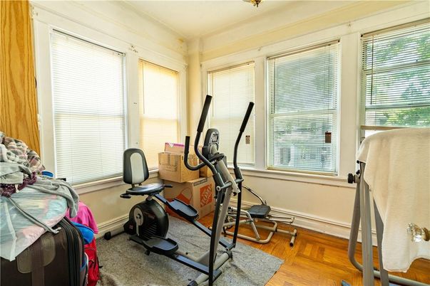 Fitness Equipment, Interior, Wood Texture Flooring