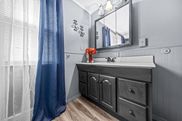Bathroom, Interior, Wood Texture Flooring