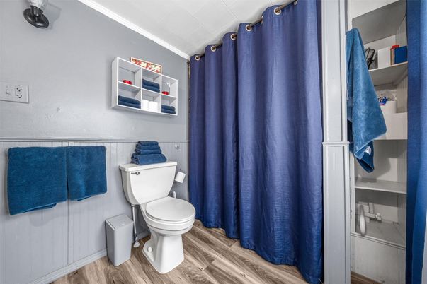 Bathroom, Interior, Wood Texture Flooring