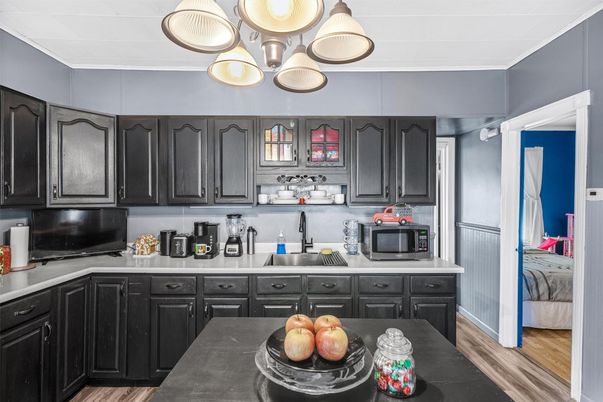 Interior, Kitchen, Wood Texture Flooring