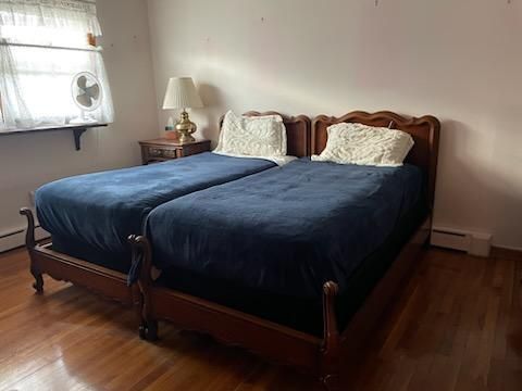 Bedroom, Interior, Wood Texture Flooring
