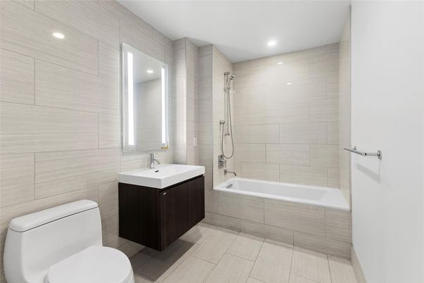Bathroom, Interior, Recessed Lighting