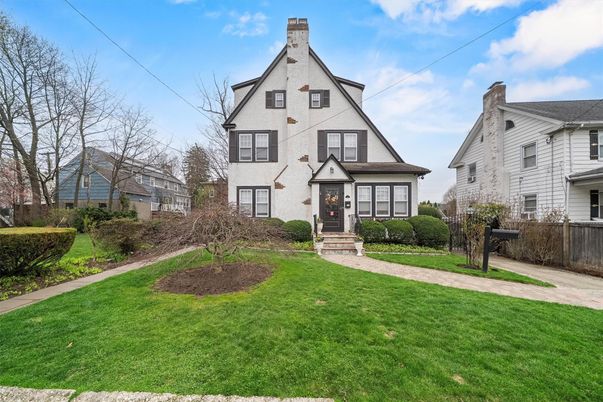 Exterior, Facade, Brick Facade, Tudor Revival