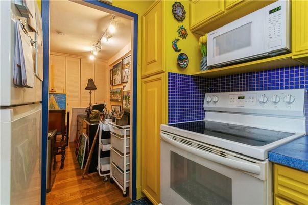 Interior, Kitchen, Wood Texture Flooring