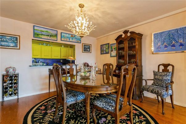 Chandelier, Dining room, Interior, Pendant Lights, Wood Texture Flooring