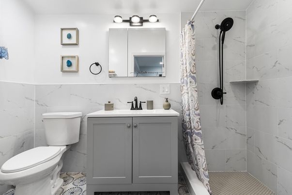 Bathroom, Interior, Marble Walls