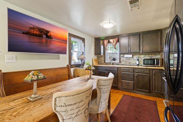 Dining room, Interior, Kitchen, Wood Texture Flooring