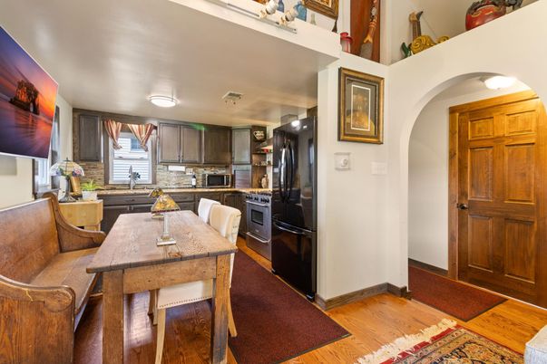 Dining room, Interior, Kitchen, Wood Texture Flooring