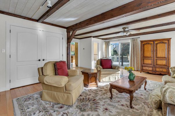 Interior, Living room, Wooden Beams, Wood Texture Flooring